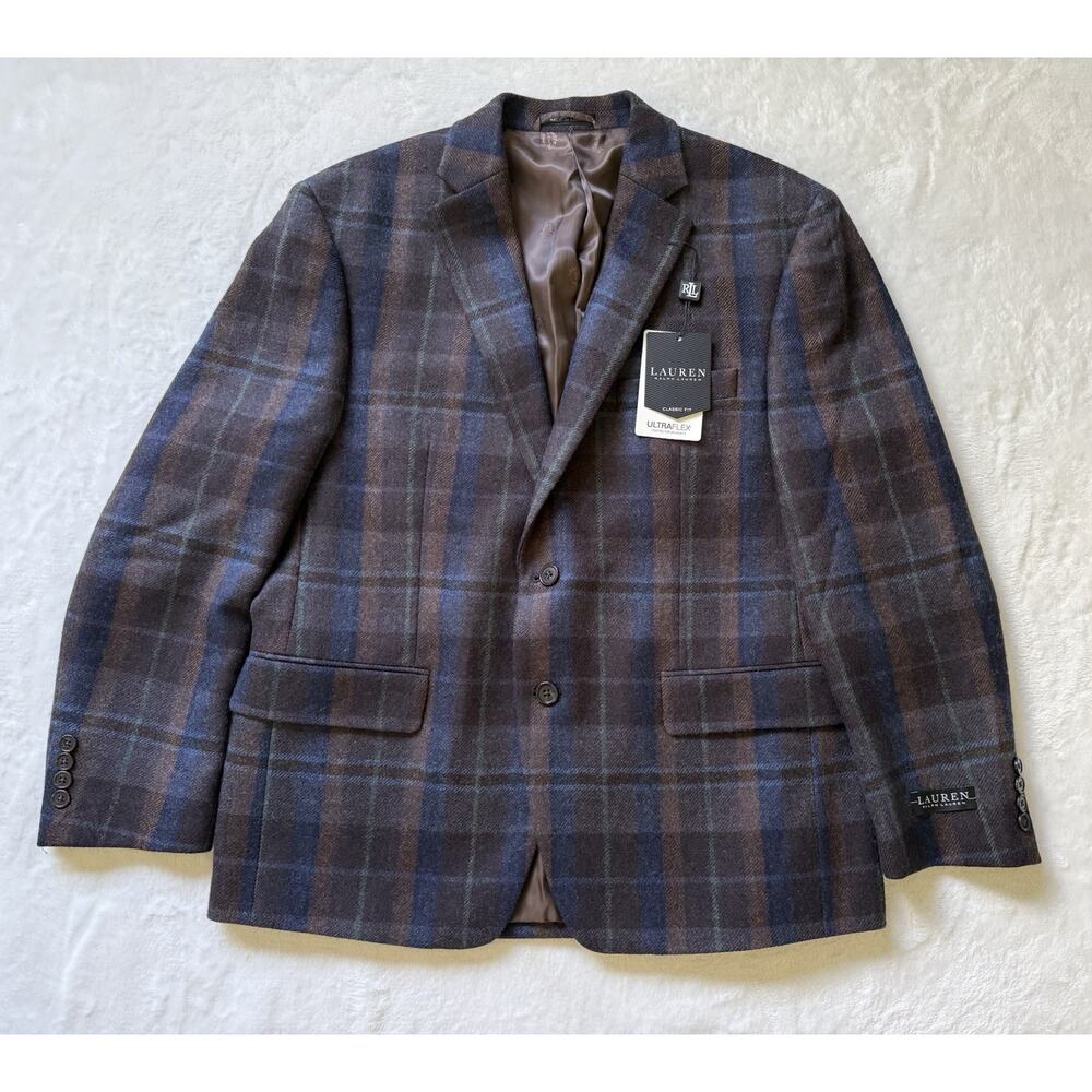 Lauren Ralph Lauren Black Label Men’s Lexington Blazer Brown Sz 42S NWT
